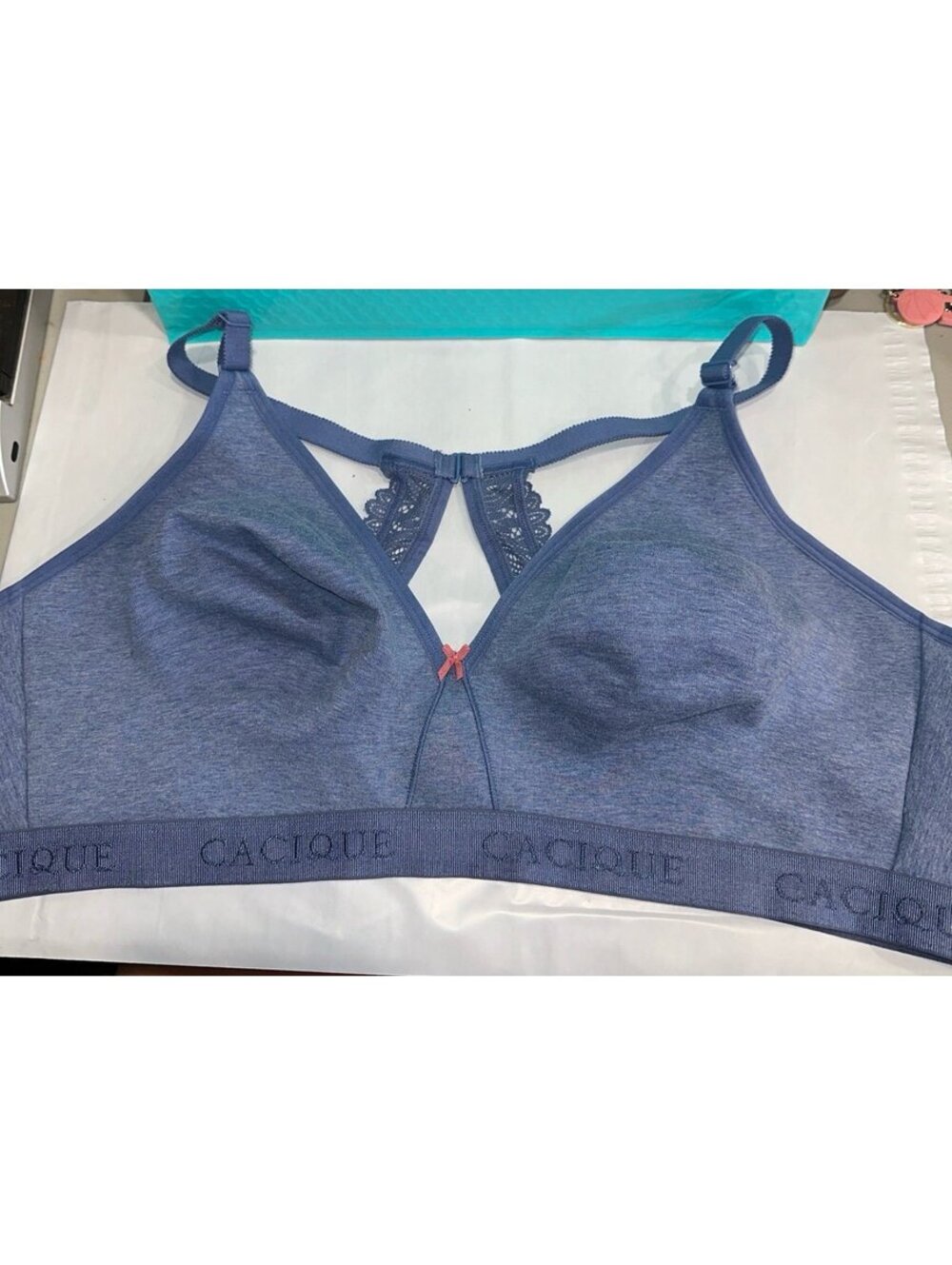 Cacique unlined full coverage no wire bra size 50 C